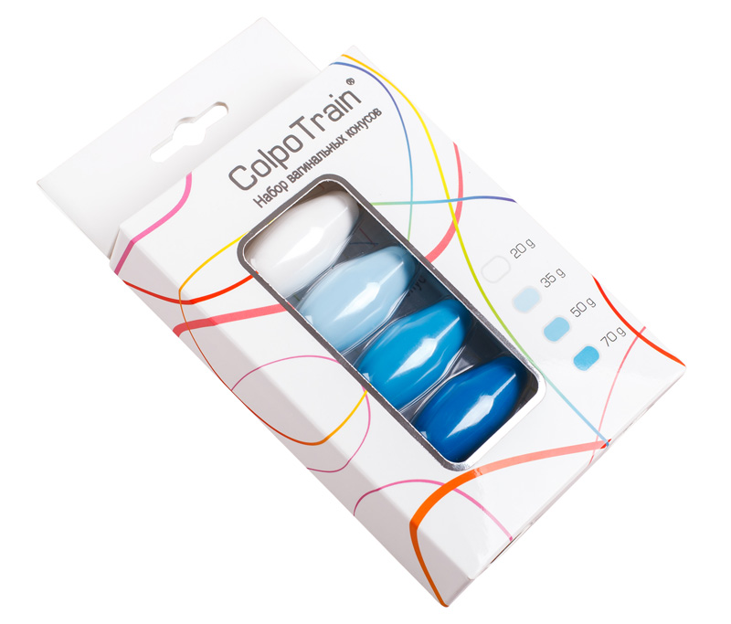 Colpotrain vaginal cone set